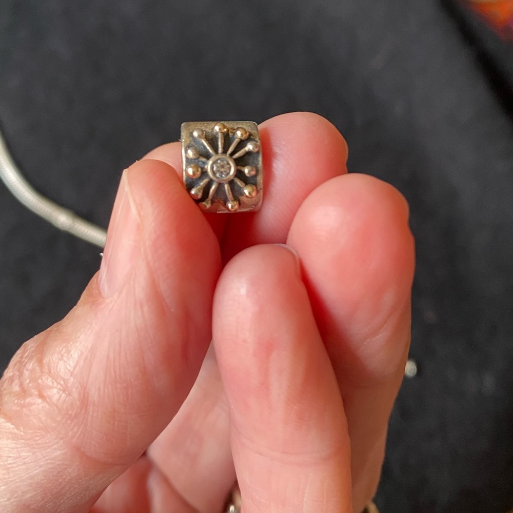 NEW Pandora RETIRED Desert Star Charm 14k Gold